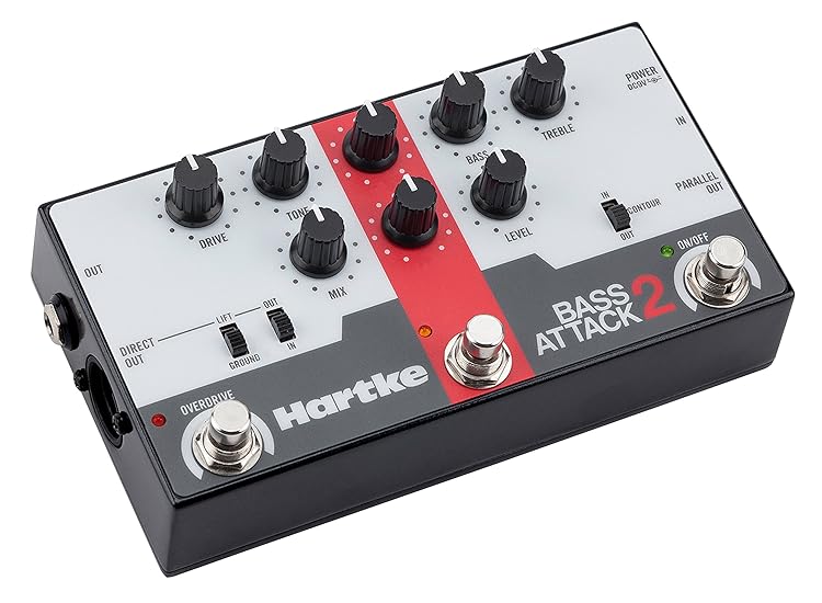 Hartke Bass Attack 2 - プリアンプ + オーバードライブ + DI