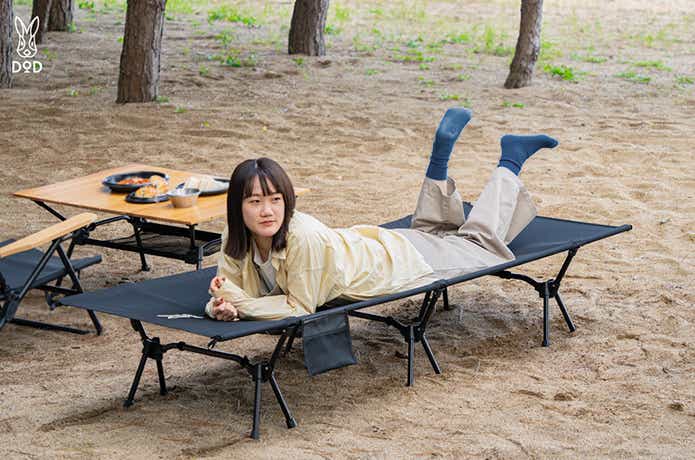 モフモフなカバー付属】 夏は涼しく、冬は温かく使えるDODの