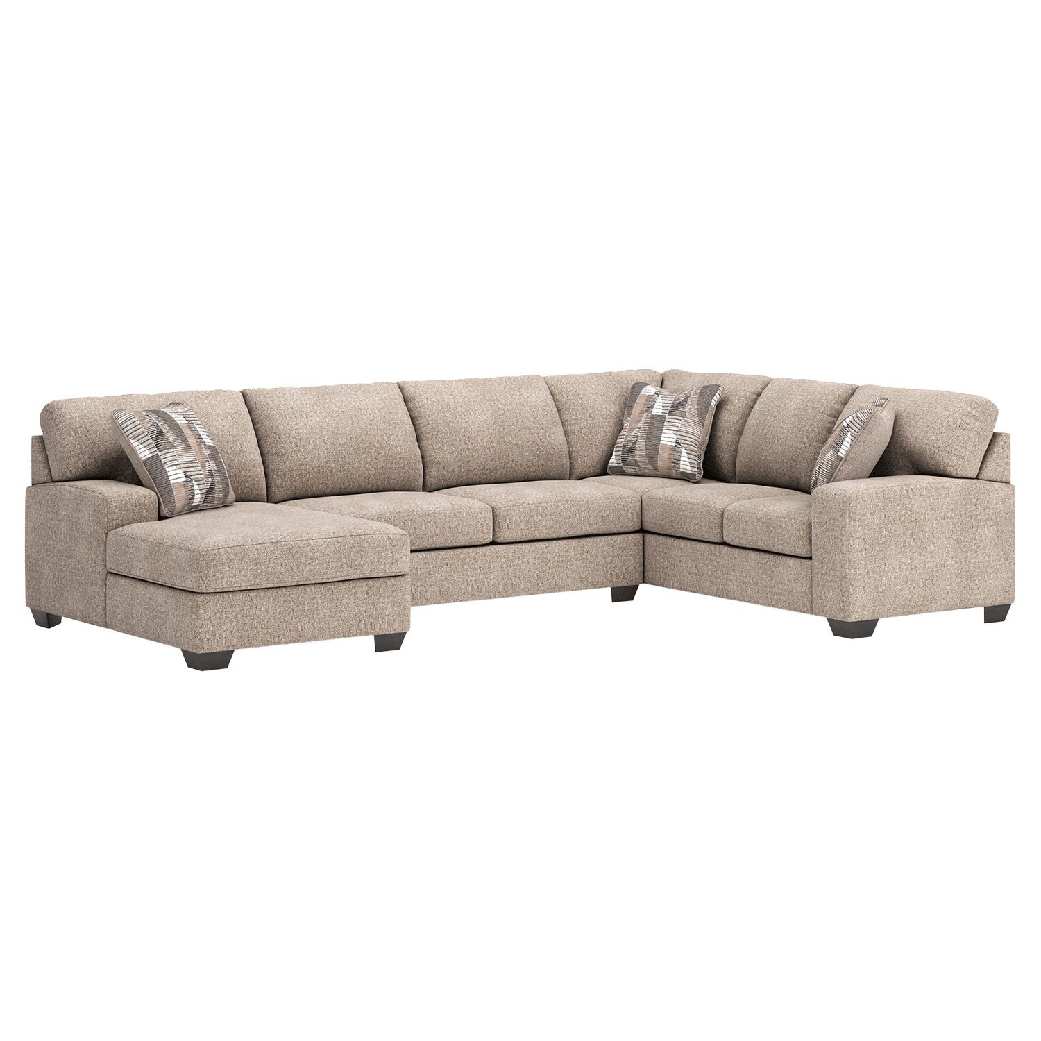 Maier Cocoa 2 Piece Sectional with RAF Chaise - Ashley Furniture