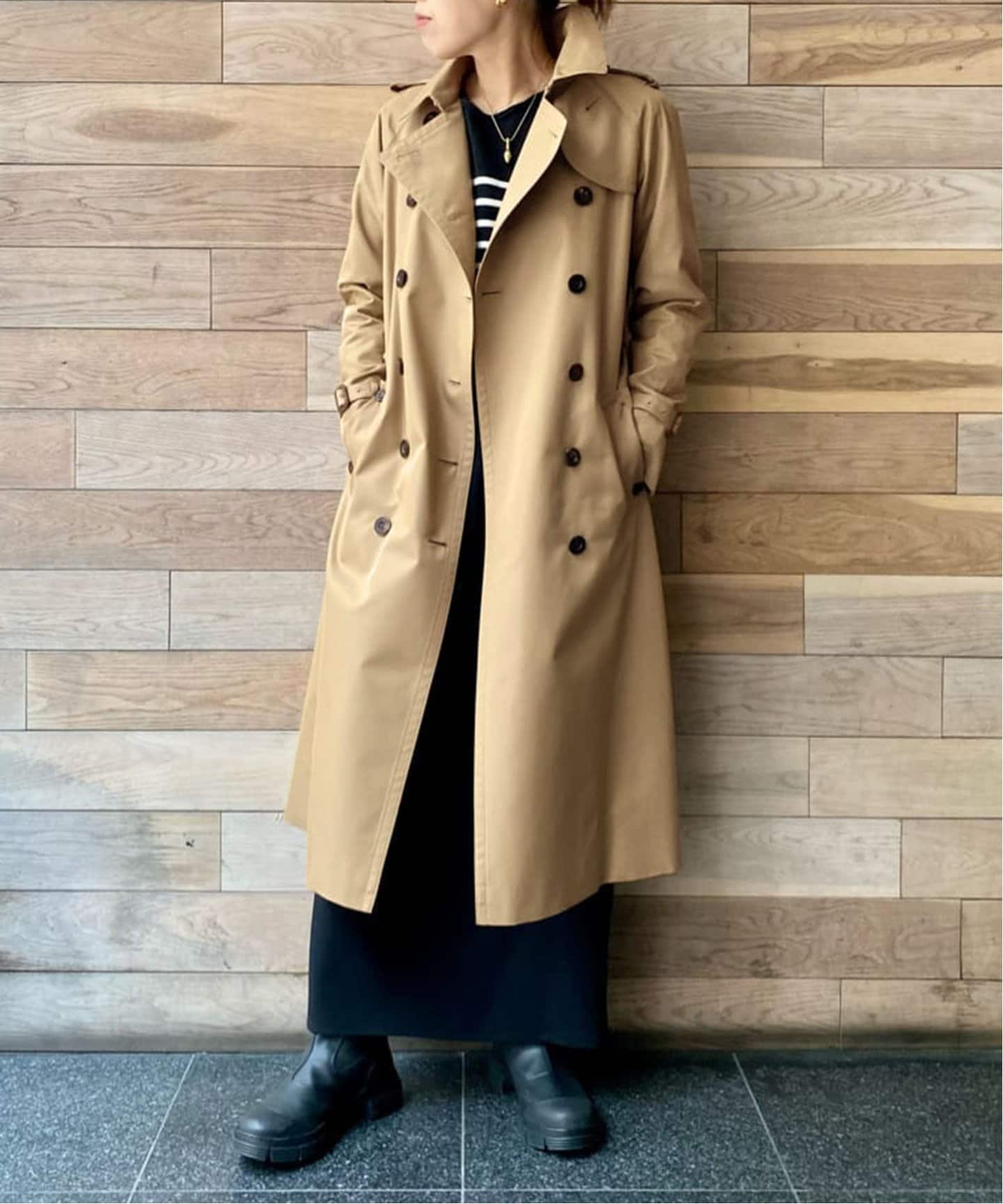 Aquascutum/アクアスキュータム】L114 トレンチコート（トレンチコート