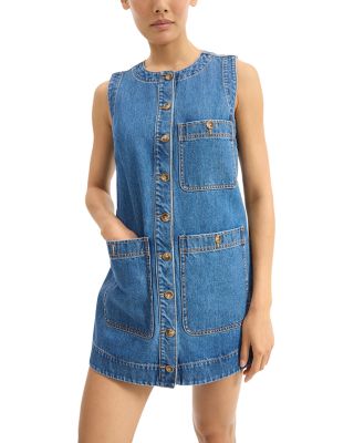 Veronica Beard Oakley Denim Shift Dress | Bloomingdale's