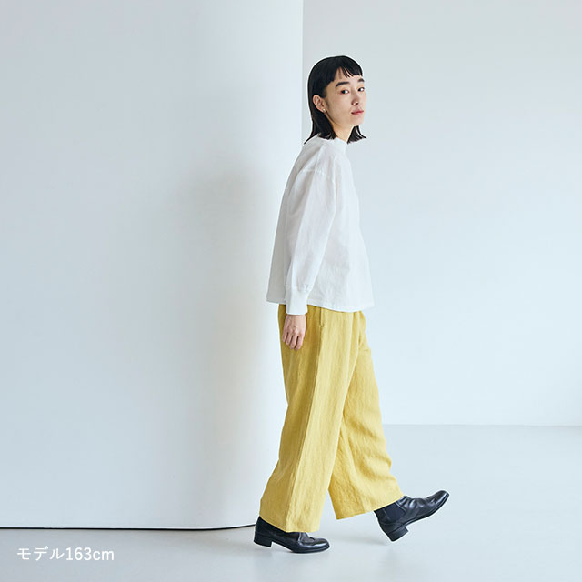 綿麻ハイネックブラウス｜衣料品｜中川政七商店 公式サイト