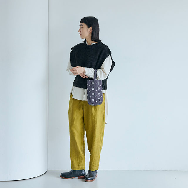 麻の高密度織 タックパンツ｜衣料品｜中川政七商店 公式サイト