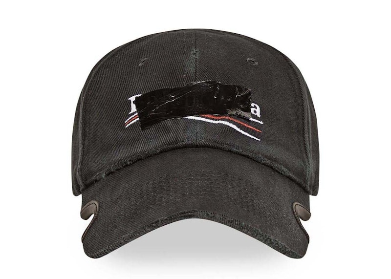 Balenciaga Gaffer Cap Black Men's - US