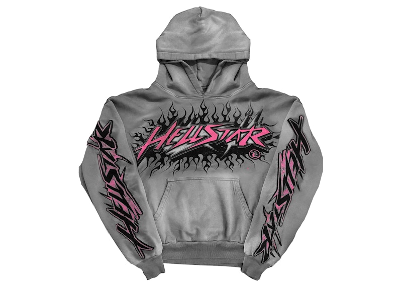 Hellstar Future Flame Hoodie Grey - FW23 - US