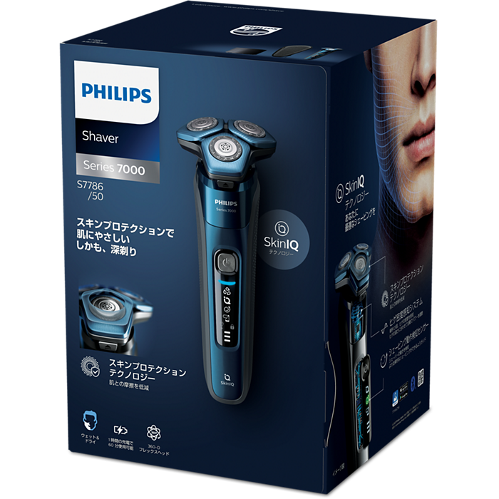 Shaver series 7000 Wet & Dry electric shaver S7786/50 | Philips