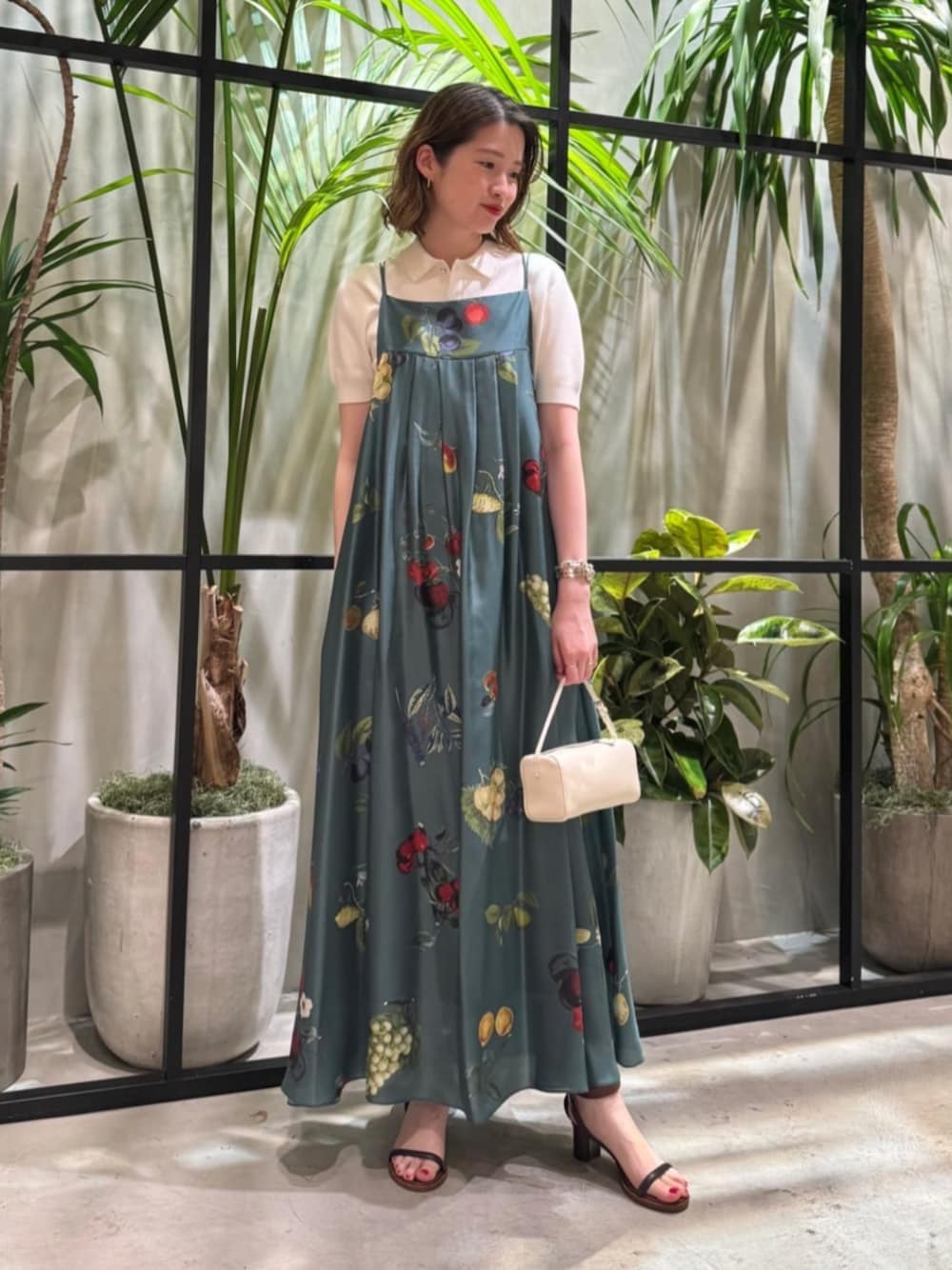 caban（キャバン）の「シルク HARVEST ロングワンピース（ワンピース