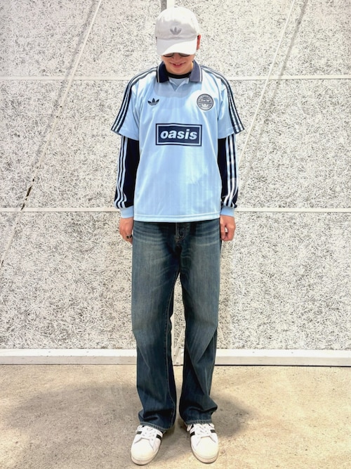 adidas Originals × Oasis ツアー スリーストライプス 長袖Tシャツ