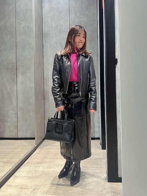 ARMANI EXCHANGE レザージャケット ライダース 「A|X アルマーニ