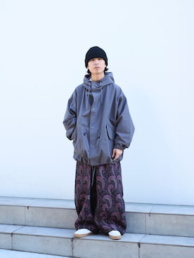 STUDIOUS別注 TECH SNOW PARKAを使った人気ファッションコーディネート