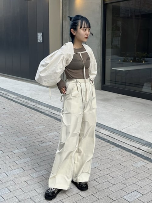 IHNN/イン】BONDING SUSPENDER PANTS（その他パンツ）｜IHNN（イン）の