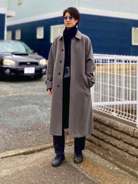 AURALEE / カシミヤウール モッサービッグコートを使った人気
