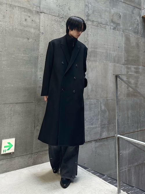 HISAMOTO｜LAD MUSICIANのチェスターコートを使ったコーディネート - WEAR