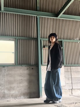 my beautiful landlet ノーカラージャケット・スヌードセット my