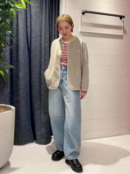 DANTON / FLEECE COLLARLESS JACKET（ブルゾン）｜DANTON（ダントン