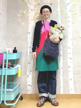 M001 CARDIGAN LE PETIT カーディガンプレッションを使った人気