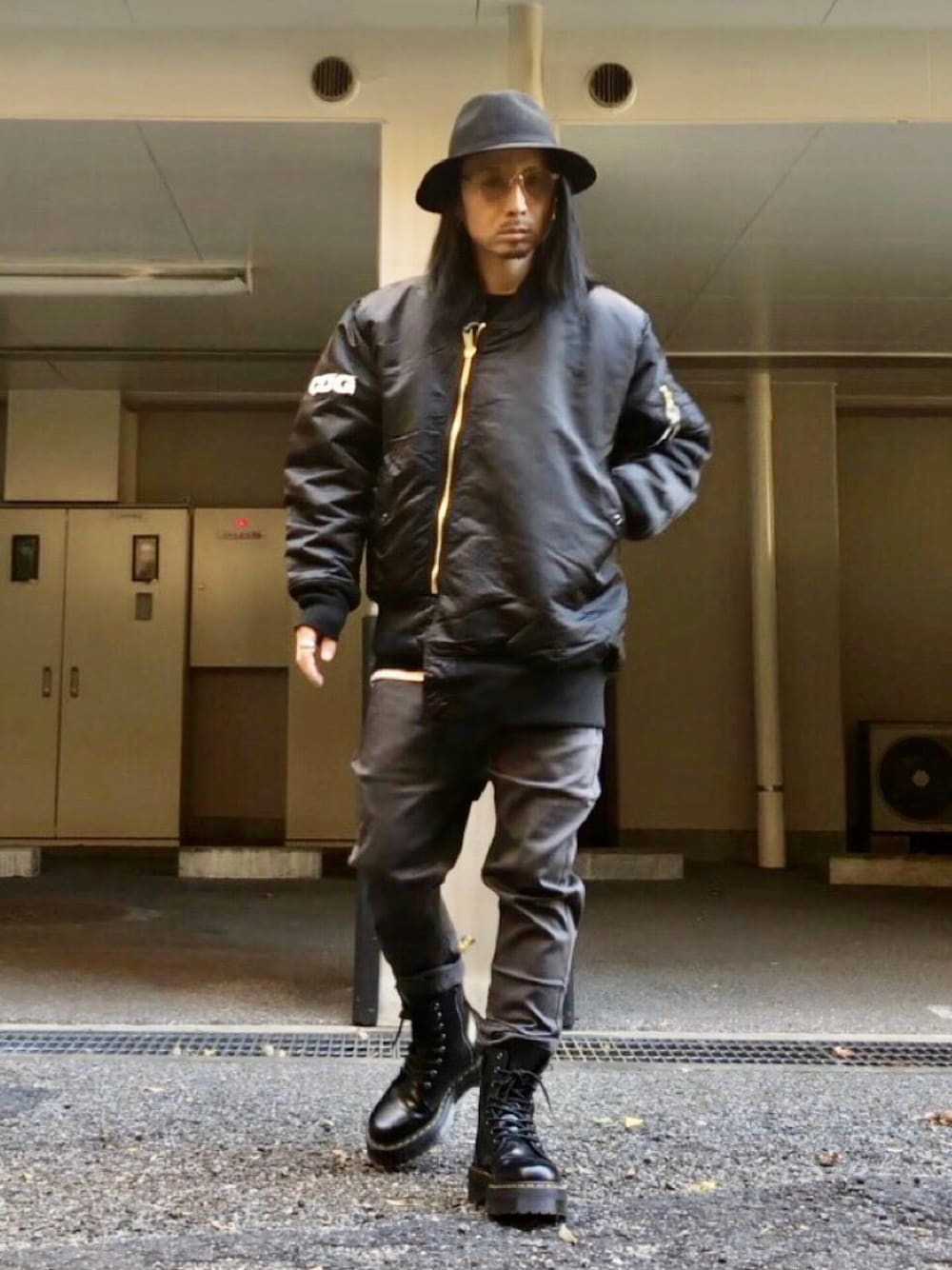 gov1016｜COMME des GARCONSのMA-1を使ったコーディネート - WEAR