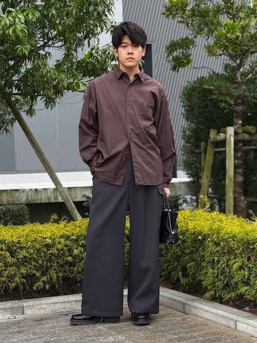 H＞BALLOON SLEEVE REGULAR COLLAR SHIRT/シャツを使った人気