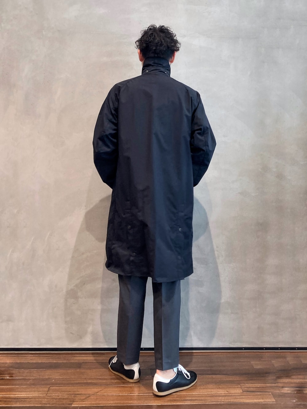 dela_bechy2｜Barbourのステンカラーコートを使ったコーディネート - WEAR