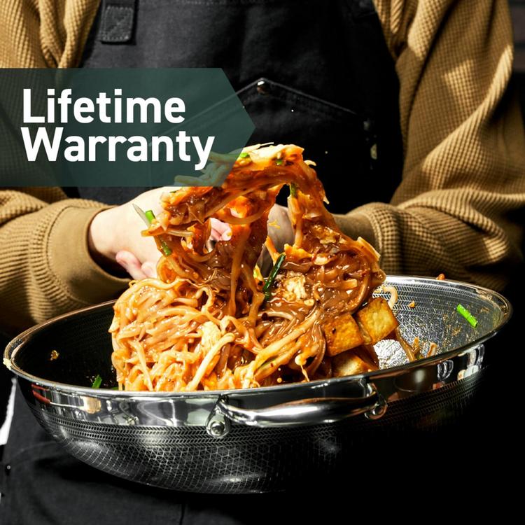 HexClad Hybrid Cookware, 10-Inch Wok | Zola