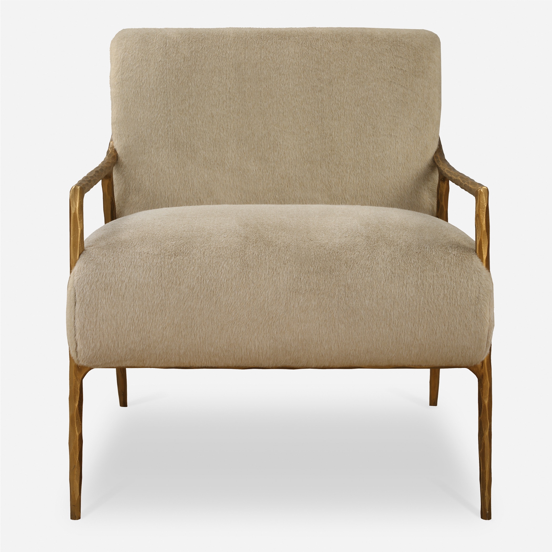 Furnish Home Living Room Kashmir Aged Gold Accent Chair 23847
