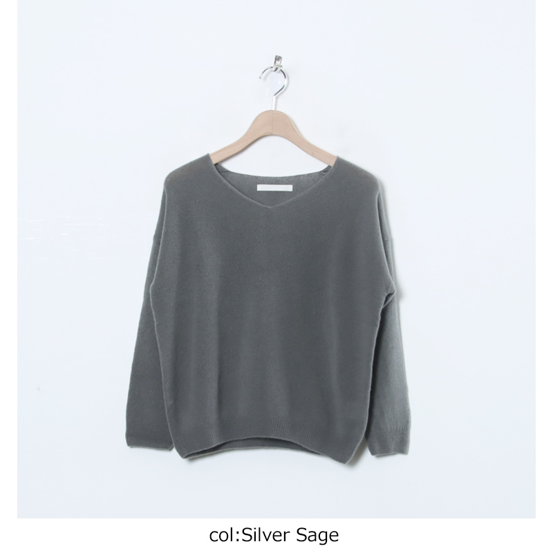 evameva (エヴァムエヴァ) cashmere pullover / カシミアプルオーバー