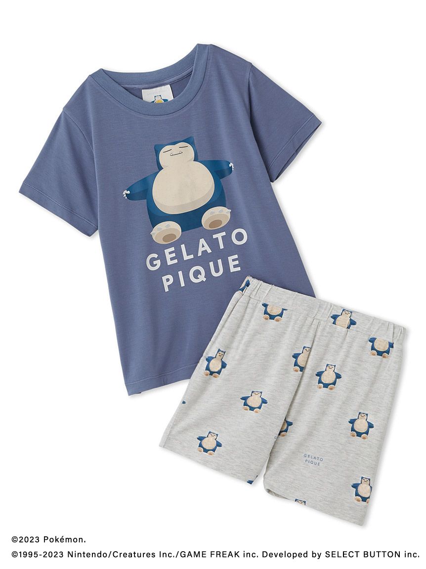 ポケモンスリープ】【キッズ】接触冷感プリントTシャツ＆ショート