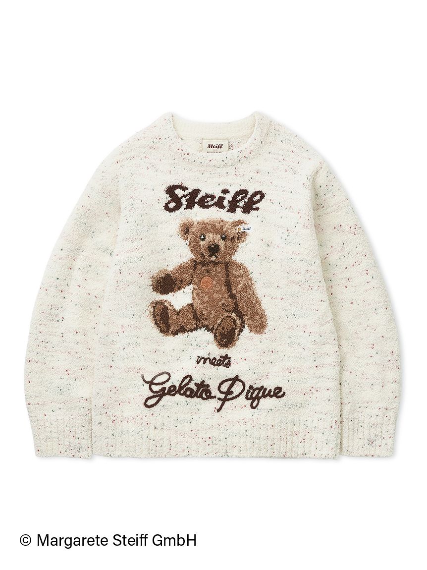 Steiff】パウダーネップジャガードプルオーバー(ニットプルオーバー
