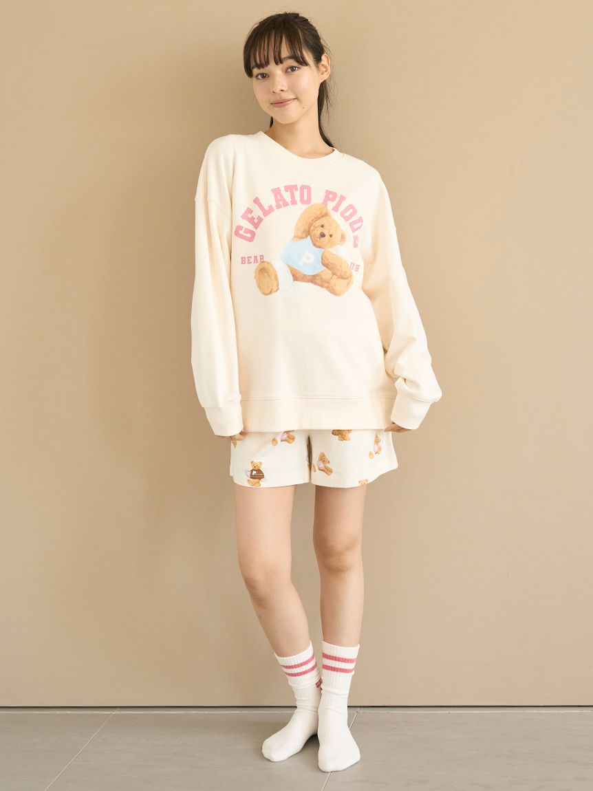 スポーティーベア裏毛プルオーバー(カットソー・Tシャツ)｜ルーム