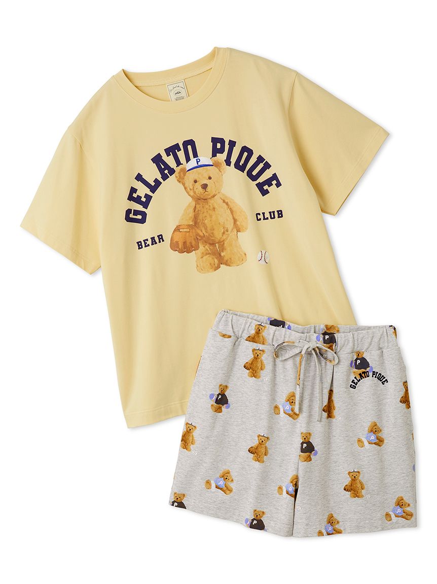 ONLINE限定】スポーティーベアワンポイントTシャツ＆総柄ショート