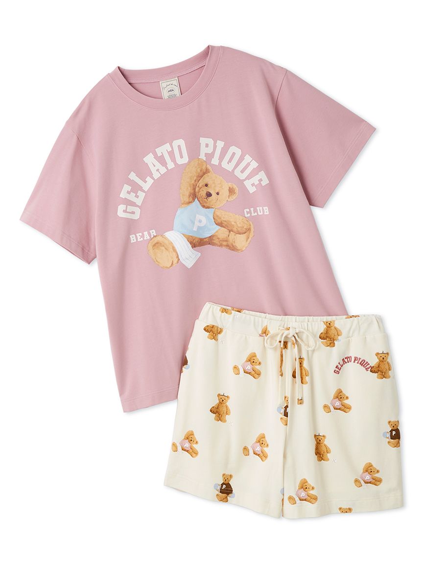 ONLINE限定】スポーティーベアワンポイントTシャツ＆総柄ショート
