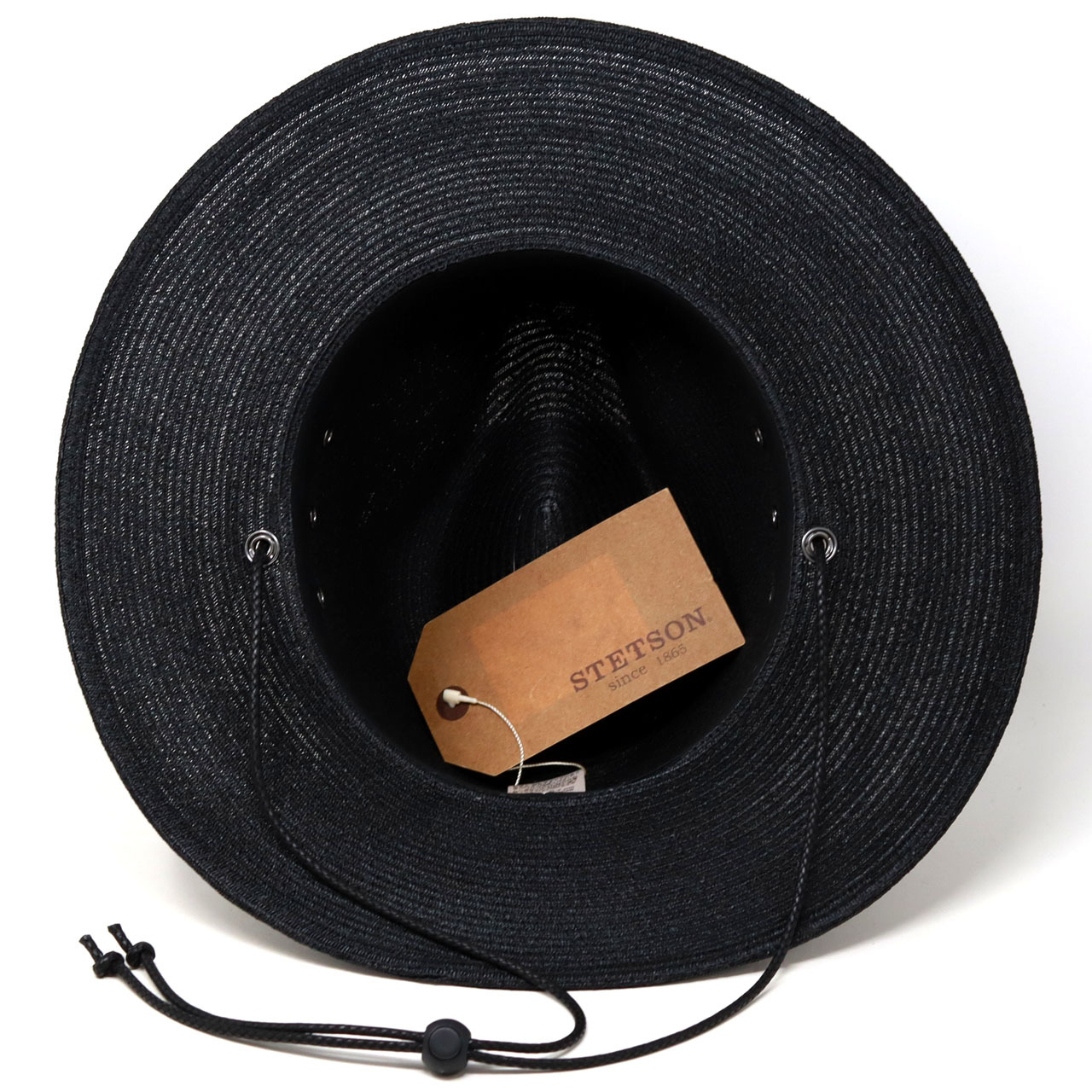 STETSON ステットソン テンガロンハット 麦わら 帽子 紐付き