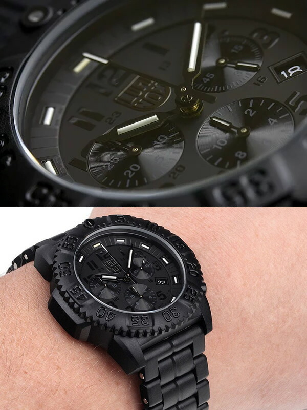 LUMINOX ルミノックス クロノグラフ 腕時計 メンズ ネイビーシ-ルズ