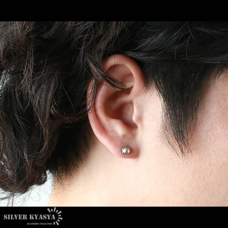 ナットピアス シルバー925 18G スタッドピアス ボルト ネジ ねじ 工具