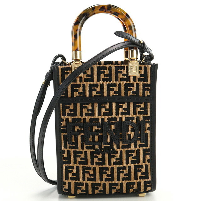 フェンディ トートバッグ レディース ブランド FENDI 8BS051 ブラック