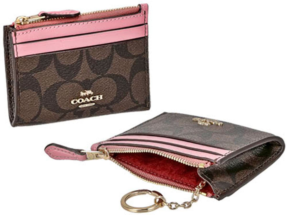 COACH ケース 小銭入れ ラインストーン付き こんなミニサイズ待ってた