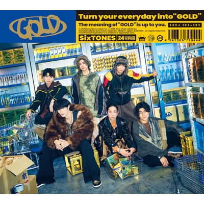 GOLD 【初回盤B】(+Blu-ray) : SixTONES | HMV&BOOKS online - SECJ-102/3