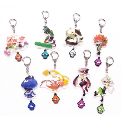 スプラトゥーン イカす ラバーつき アクリルキーホルダー（第三弾・全8