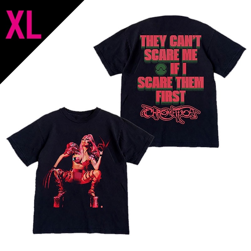 SCARE TEE BLACK（SIZE：XL） / レディー・ガガ来日記念POP UP SHOP