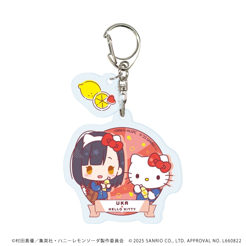 全種セット】パーツ付きアクリルキーホルダー（全6種）/ ハニーレモン