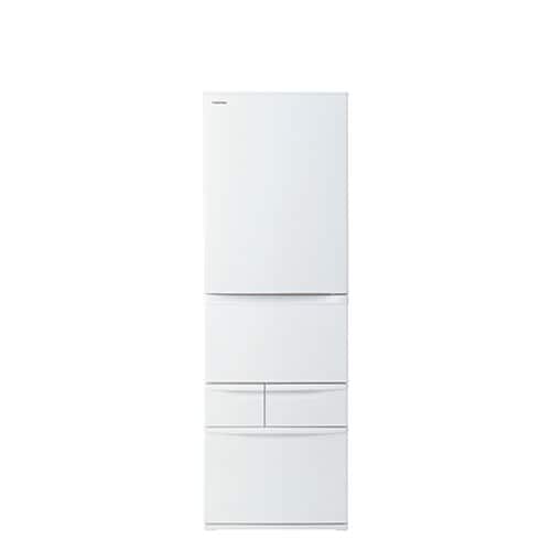 東芝 冷蔵庫 【良品】冷蔵庫 411L 右開き マットホワイト GR-V41GH(WU
