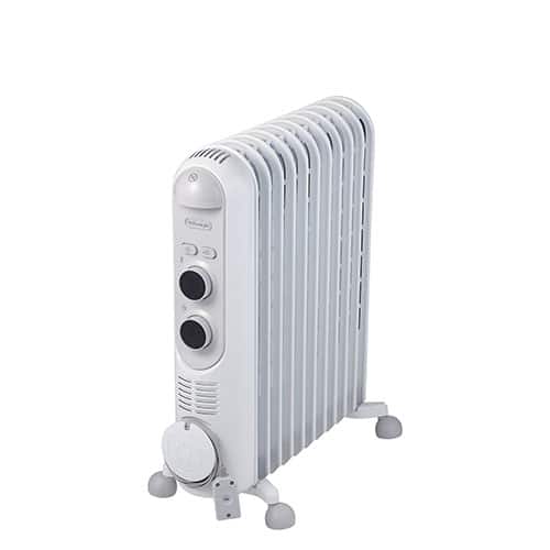 デロンギ 冷暖房機器 【美品】アミカルド オイルヒーター ライトグレー