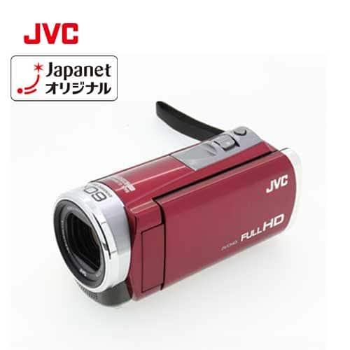 JVCケンウッド ビデオカメラ 【美品】ビデオカメラ エブリオ レッド