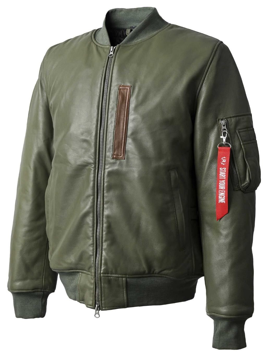 Webike | RIDEZ ライズ MOTO MA-1 JACKET バイク用 レザージャケット