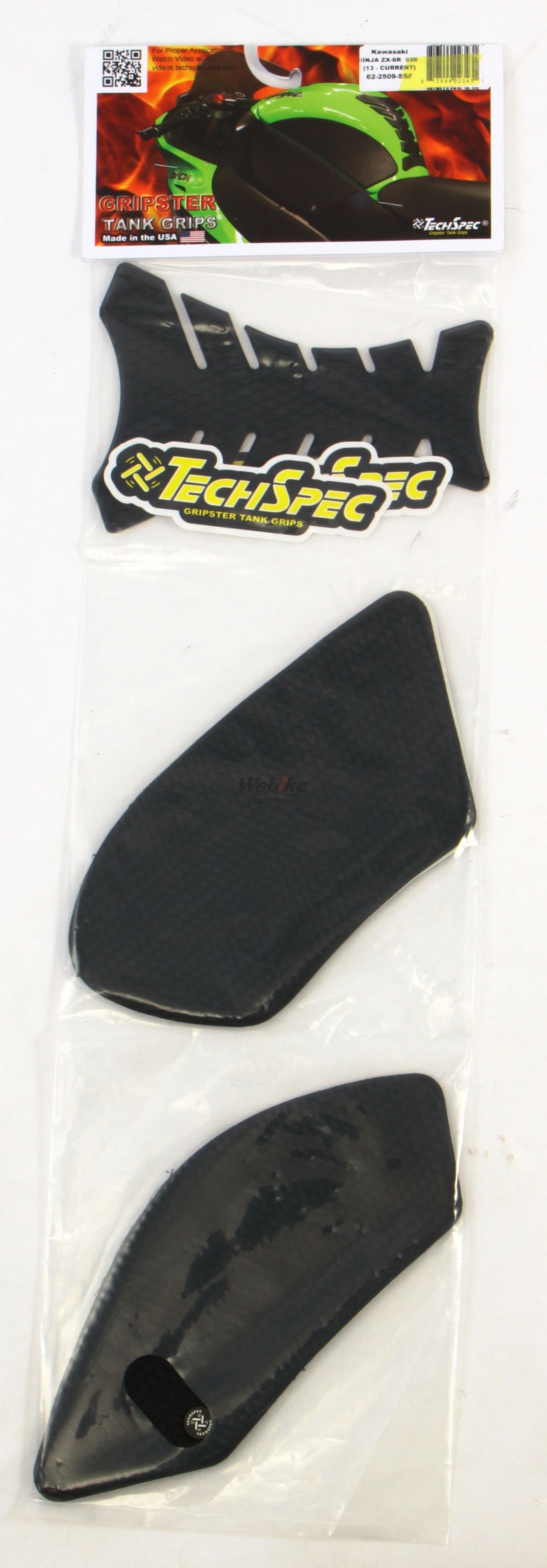 Webike | Techspec テックスペック GRIPSTER TANK GRIPS NINJA ZX-6R