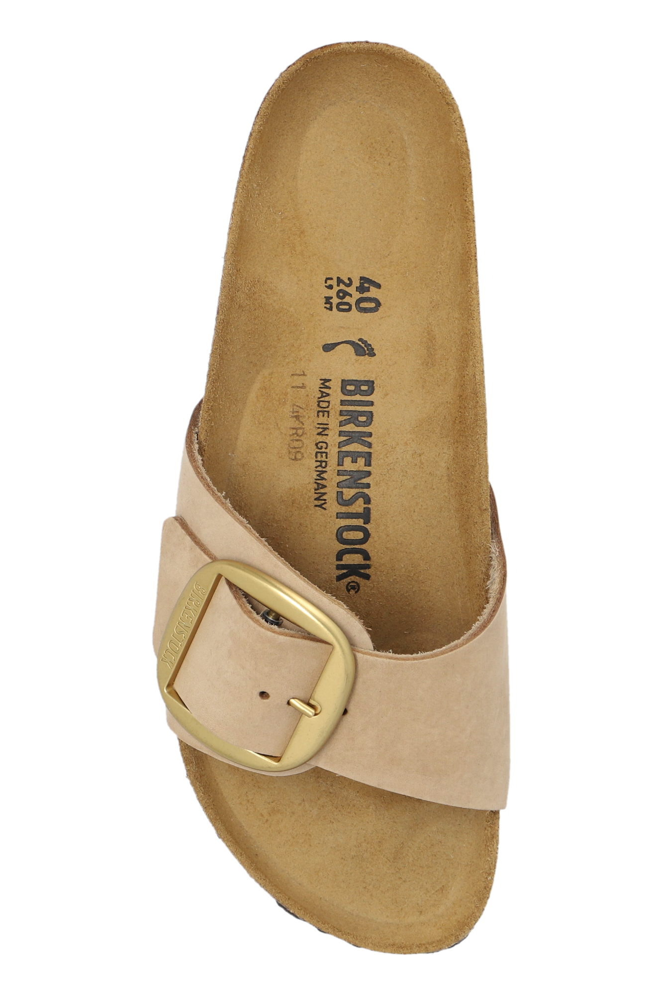 Beige Slippers `Madrid Big Buckle` Birkenstock - Vitkac Japan