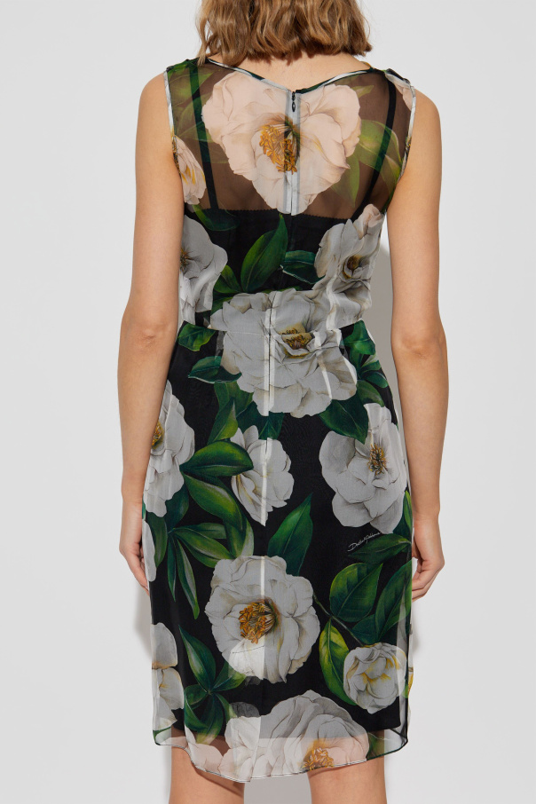 Black Sleeveless silk dress Dolce & Gabbana - Vitkac Japan