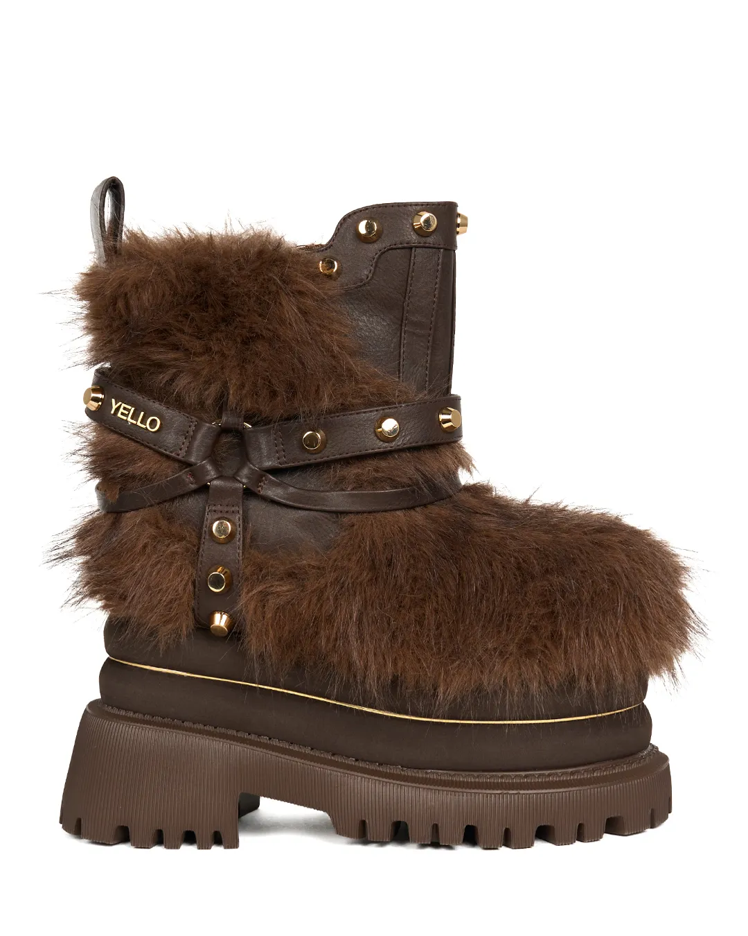 YELLO GARMR SHORT BOOTS ショート ファー ブーツ M YELLO / GARMR