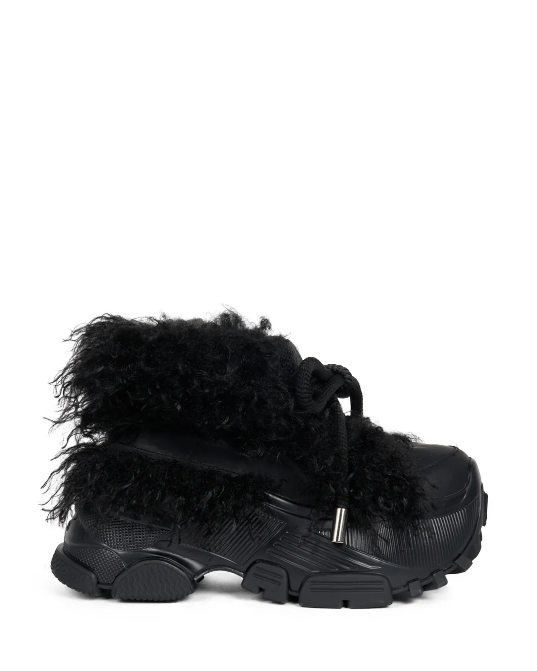 YELLO / CANICHE PLATFORM SHORT BOOTS