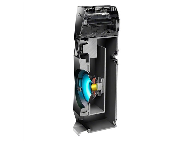 ソニー、最大出力450Wで鳴り響くハイパワーオーディオ「MHC-V3
